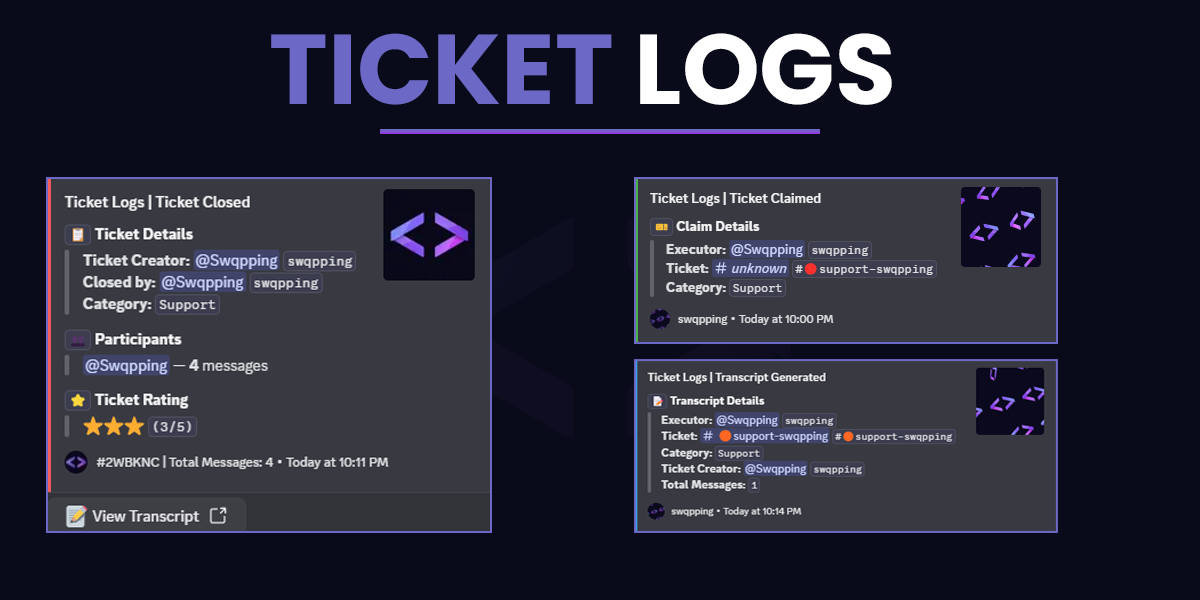 Ticket Logs